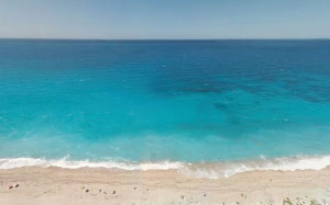 beach, ocean, wave, emerald, sand, sea, view, seascape, nature, summer, paradise, resort