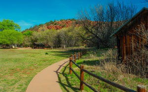 arizona, picnic area, walkway, national park, landscape, nature, outdoors, mountains, trees, woods, hut, shack