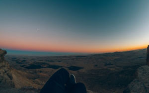 clouds, dark, dawn, landscape, light, nature, outdoors, mountains, rocks, sky, sunset