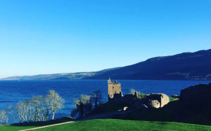 scottish, castle, sea, scotland, building, landscape, architecture, landmark, historic, medieval, stone, ancient, sky, loch, highlands, tower, water, blue, stronghold, celtic, green