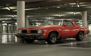 cars, parking, garage, transportation, red, muscle car, vehicle, old