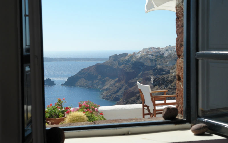 santorini, window, view, architecture, greece, greek, travel, house, summer, sky, aegean, tourism, island, oia, sea, nature, vacation, resort, landscape, santorini,