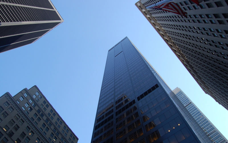 architectural, architecture, sky, buildings, business, city, cityscape, downtown, finance, glass, metropolis, offices, reflection, skyscrapers, tall