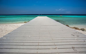 resort, pier, tropical, beach, summer, ocean, vacation, exotic, relax, sand, caribbean, water, sea, paradise, sky, blue