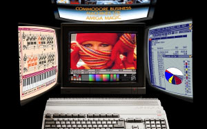amiga posters, retro computers, old computers, commodore, retro posters, amiga 500, home computers