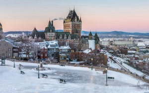 quebec, city, canada, castle, hotel, architecture