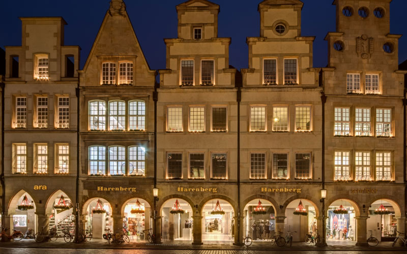 prinzipalmarkt, north rhine-westphalia, germany, deutschland