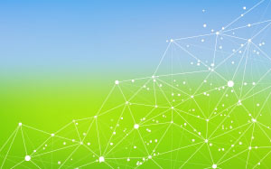 green, shape, abstract, background, geometric, polygon, lines, blue, network, structure, connection, science, modern, web
