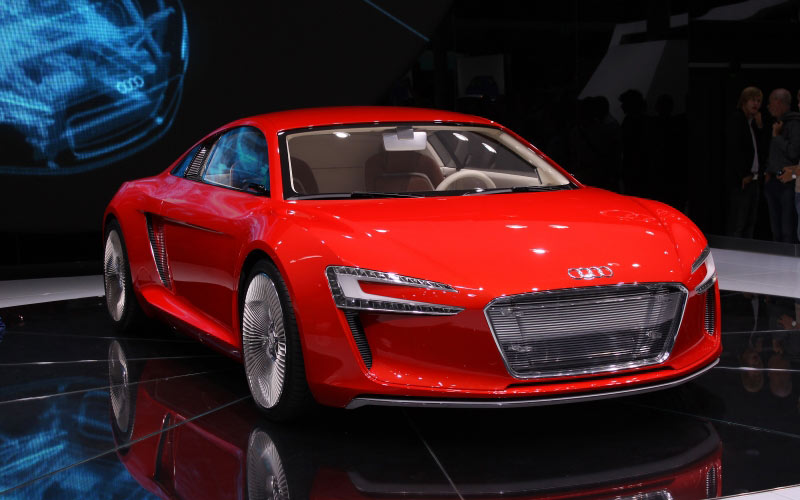 electric car, audi e-tron, international motor show, car, automobile, audi