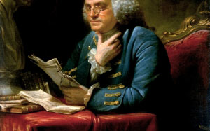 david martin, benjamin franklin, painting, portrait, oil on canvas