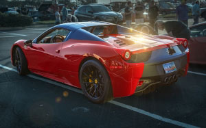auto, automobile, fast car, ferrari, ferrari 458 spider, luxury car, sports car, vehicle, red car