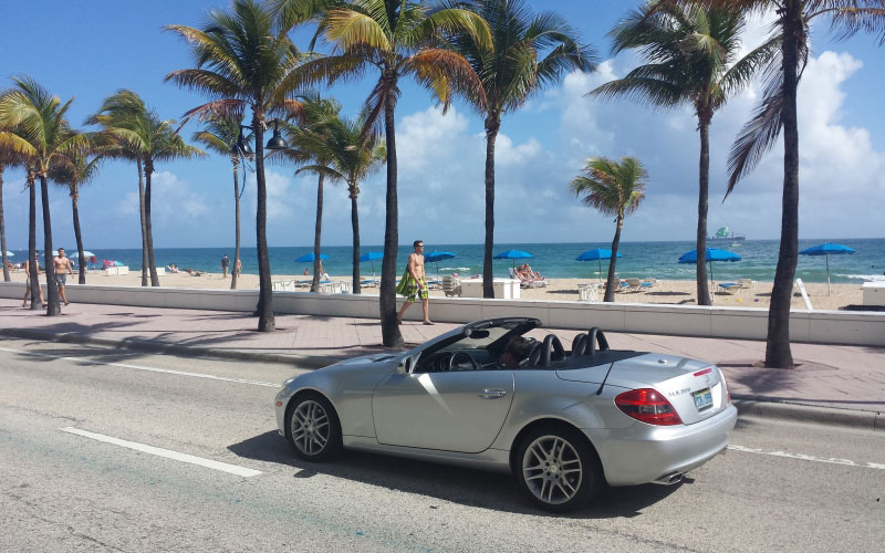 beach, car, vehicle, usa, sports car, supercar, miami, mersedes, automobile, luxury