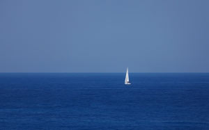 blue, boat, freedom, horizon, ocean, sail, sailboat, sea, ship, sky, sports, summer, travel, water, yacht, yachting, journey, sport