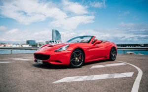 sports car, car, luxury, transportation, red, vehicle