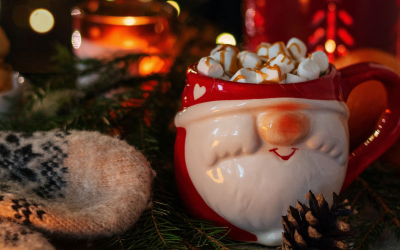 christmas, xmas, tableware, dishware, drinkware, new year, cup, lighting, serveware, christmas decoration, porcelain, teacup, pottery, table, holidays, christmas eve, sweetness, plate, winter, conifer, twig, evergreen, ceramic, still life, drink, fir, pine