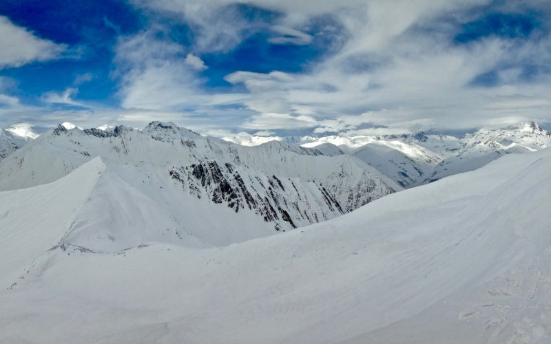 mountains, landscape, peak, snow, view, nature, sky, clouds, winter, cold, scenics, tranquility, panoramic, frozen, mountain range, snowcapped mountain, travel
