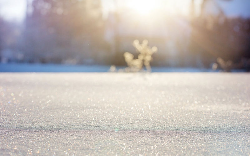 tilt shift, surface, snow, bokeh, winter, nature