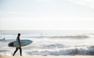 surfer, beach, sea, ocean, sport, surfboard, male, man, person, men, people, surfing, swimsuit, vacation, watersport