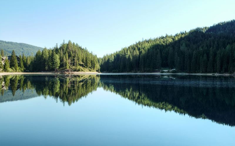 landscape, mountains, nature, sky, clouds, daylight, environment, forest, lake