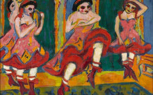 ernst ludwig kirchner, art, painting, oil, canvas