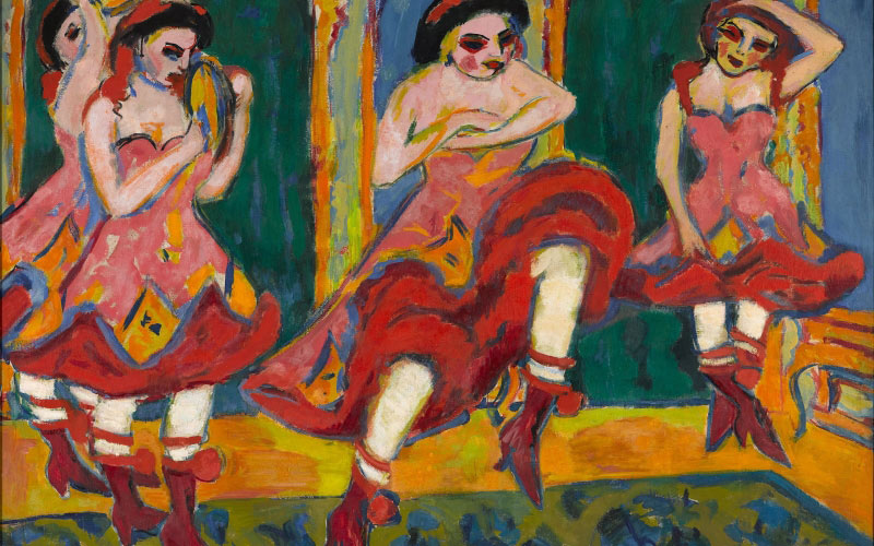 ernst ludwig kirchner, art, painting, oil, canvas