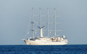 sea, water, ocean, boat, ship, vehicle, yacht, sailboat, sailing vessel, watercraft, schooner, windjammer, wealth, luxurious, luxury
