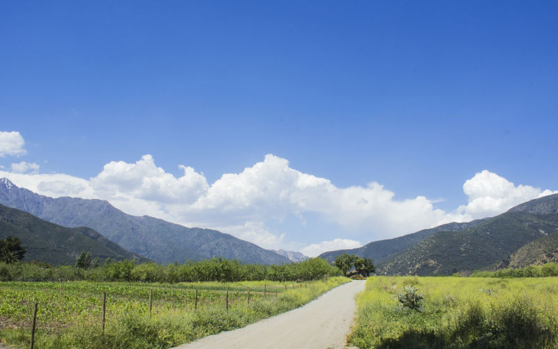 landscape, path, mountains, clouds, sky, field, meadow, hills, valley, highland, rural, nature