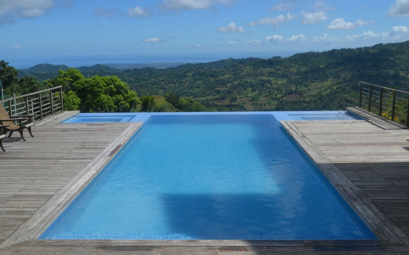 landscape, nature, architecture, villa, house, view, home, summer, vacation, pool, tropical, backyard, leisure, water, swimming, luxury, hotel, resort, poolside