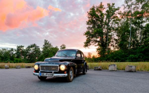 volvo pv544 b18, car, vehicle, volvo, old, vintage, automobile