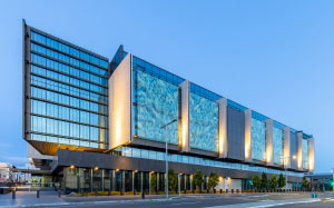 christchurch, new zealand, architecture, city, evening, modern
