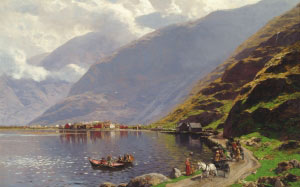 themistokles von eckenbrecher, painting, art, famous, landscape