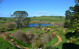 hobbiton, lord of the rings, hobbits, new zealand, lotr, fantasy, house, home, landscape, nature