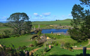 hobbiton, lord of the rings, hobbits, new zealand, lotr, fantasy, house, home, landscape, nature