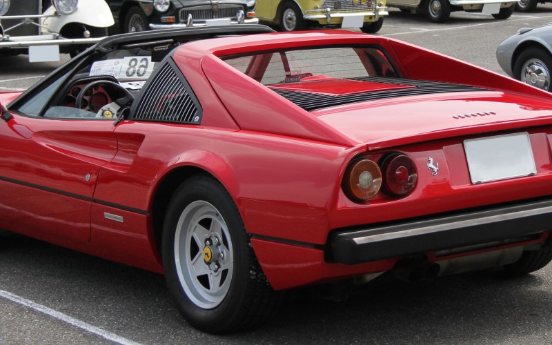 ferrari 308gts, ferrari, car, sports, vehicle, automobile