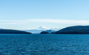 mountain, nature, cold, snow, landscape, water, forest, lake