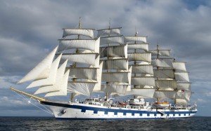 sailing ship, ship, royal clipper, mediterranean, spring, sea, seascape