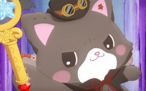 anime, art, cat, cartoon, cute, drawing, happy, illustration, japanese