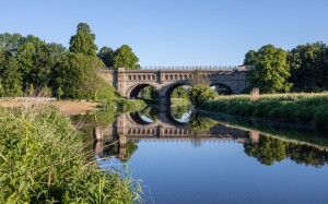 archs, bridge, landscape, nature, architecture, river