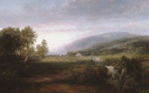 spring, landscape, painting, art, oil, canvas, thomas doughty