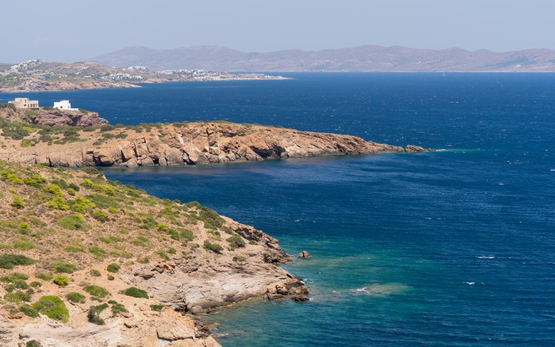береговая линия, греция, пейзаж, море, природа