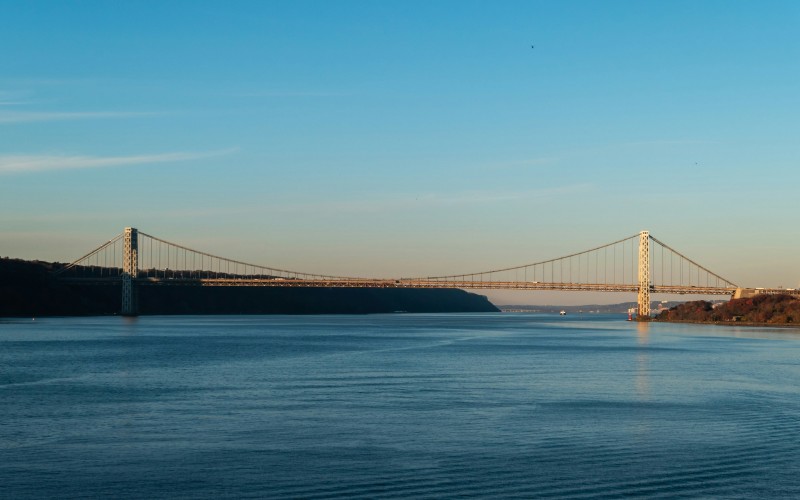bridge, water, sea, ocean, shore, city, landscape, architecture