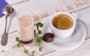 table, coffee, cup, dish, meal, food, beverage, drink, breakfast, espresso, coffee, flavor