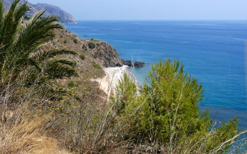 costa tropical, mediterranean, sea, salobrena, andalusia, spain, landscape, beach, coast, tropical, summer, nature