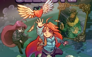 game art, video games, cover art, celeste, painting