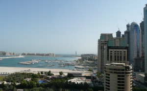 dubai marina, beach, resort, dubai, united arab emirates, city, architecture, summer, sunny, skyscrapers