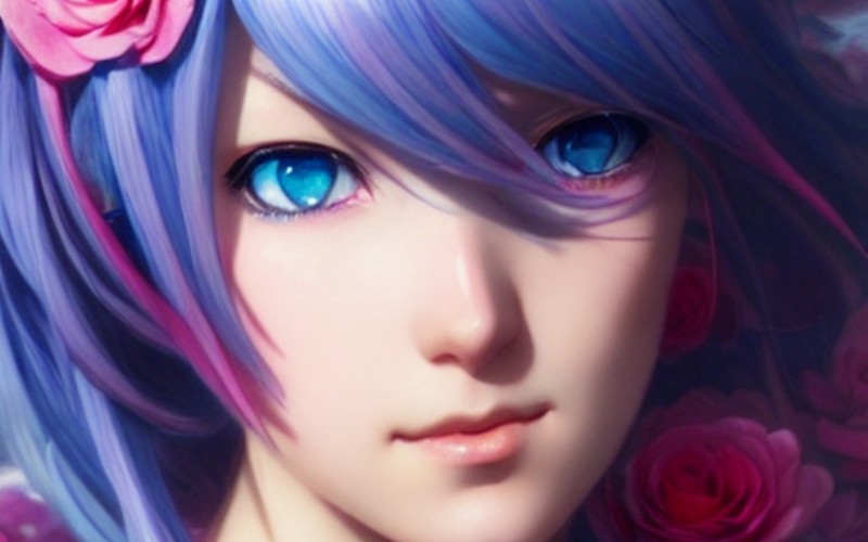 anime, cartoon, painting, japan, manga, girls, people, females, face, portrait