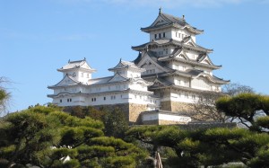 himeji castle, towers, nisi-no-maru, architecture, castle, palace, japan, historic, old