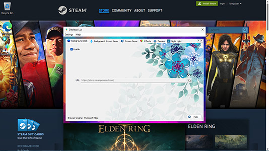 Скриншот Desktop Lux
